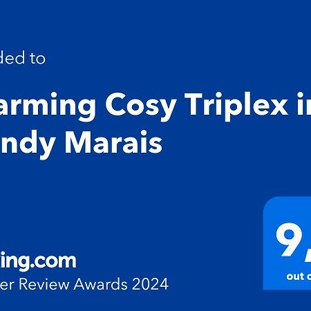 パリCharming Cosy Triplex In Trendy Maraisアパートメント エクステリア 写真